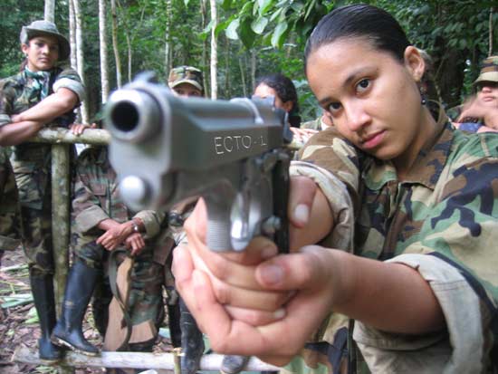 Laotian guerrillas